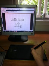 Using the bamboo tablet with a desktop PC